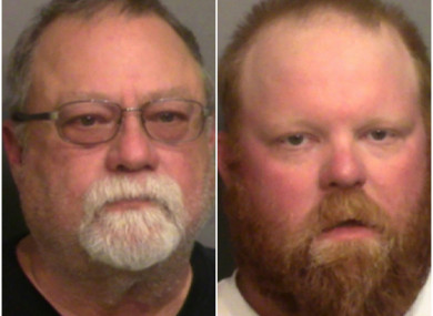 Gregory McMichael (left) and Travis McMichael (right)