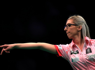 Fallon Sherrock in action this week.