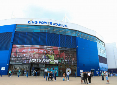 Leicester City's King Power Stadium.