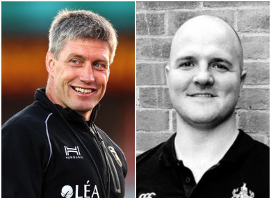 Ronan O'Gara and David Sharkey.