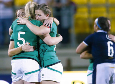 Ireland players after missing out on World Cup qualification.