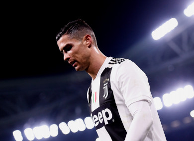 Cristiano Ronaldo pictured during his time at Juventus.