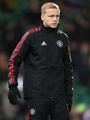Donny van de Beek of Manchester United (file pic).