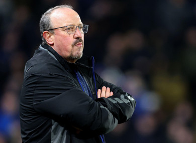 Rafa Benitez (file pic).