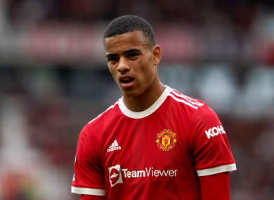Mason Greenwood of Manchester United.