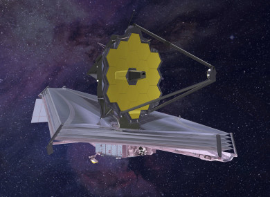 This rendering of the James Webb Space Telescope is current to 2015
