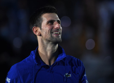 Djokovic has repeatedly refused to confirm if he has been vaccinated (file photo).