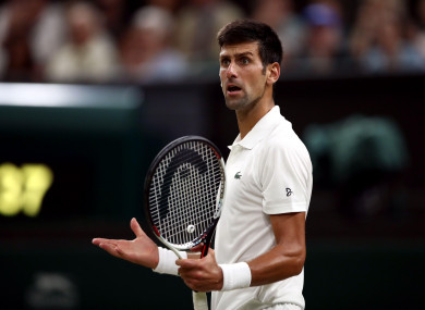 Novak Djokovic.