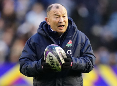 England head coach Eddie Jones.