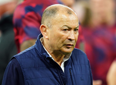 Eddie Jones (file pic).