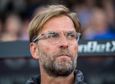 Jurgen Klopp (file pic).