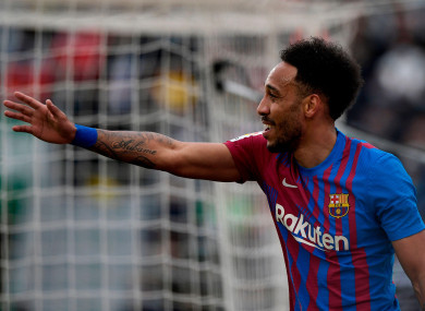 Pierre-Emerick Aubameyang. (file photo)