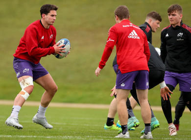 Joey Carbery returns to start at out-half for Munster.