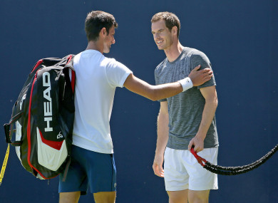 Novak Djokovic and Andy Murray.