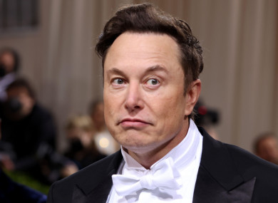 Elon Musk earlier this month at the Met Gala in New York.