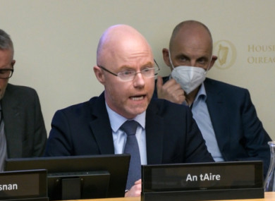 Health Minister Stephen Donnelly.