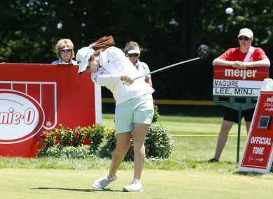 Leona Maguire in action at Michigan.