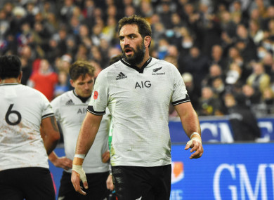 Sam Whitelock (file pic).