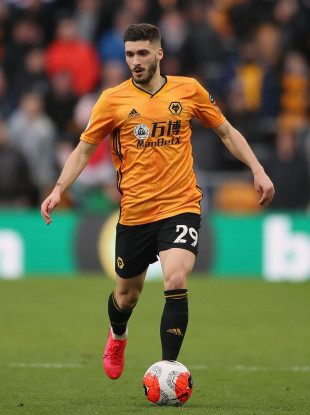 Ruben Vinagre during his spell at Wolves (file pic).