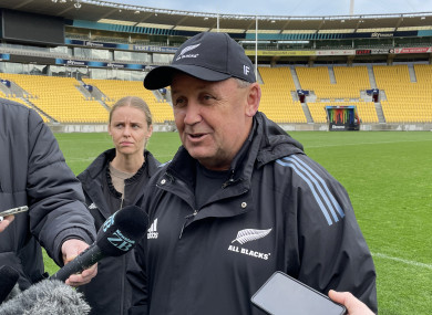 New Zealand head coach Ian Foster.
