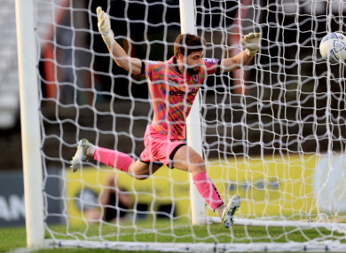 Tadhg Ryan concedes an own-goal.