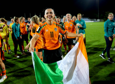 Ireland captain Katie McCabe and her side are set for a first-ever World Cup play-off.