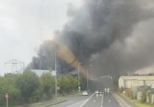 Balbriggan residents told to stay indoors and close windows due to fire at waste disposal plant