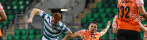 Rory Gaffney masterclass powers Shamrock Rovers into Conference League play-off