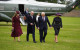 Trump greeted by William and Kate as he arrives at Windsor Castle on first full day of state visit