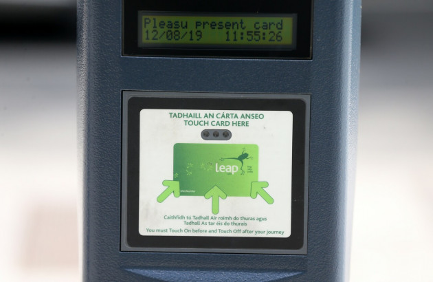 Irish public has left over €8.6 million unused on dormant leap cards