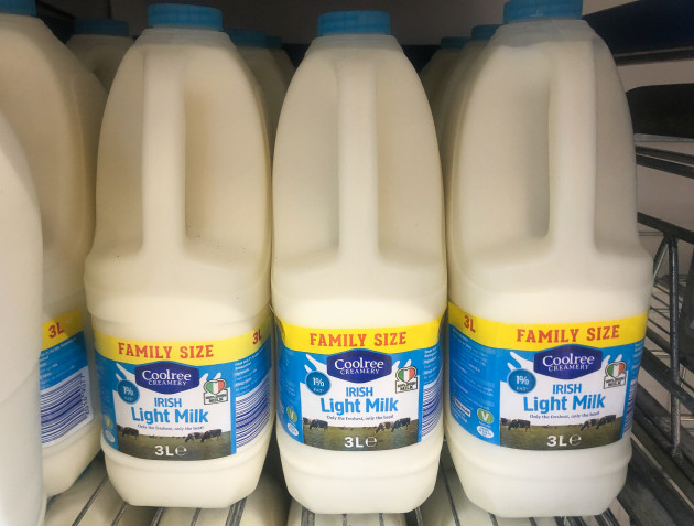Several Irish supermarkets have reduced the price of their own-brand milk and butter today