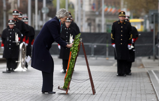 President Connolly lays wreath at 1916 Easter Rising commemoration