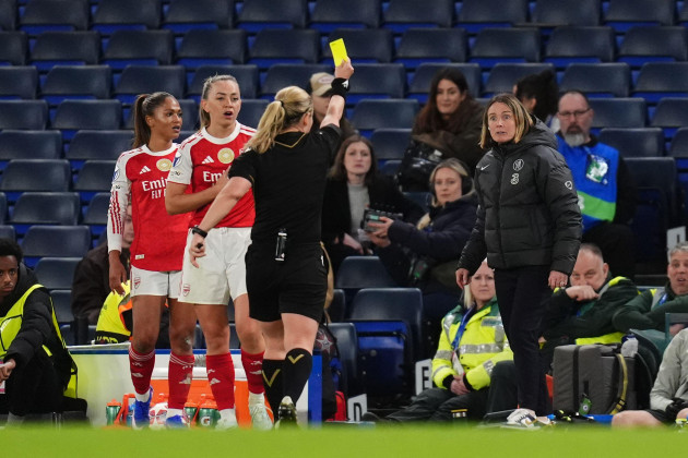 Chelsea boss furious over Katie McCabe incident as Arsenal reach Champions League semis