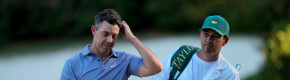 McIlroy tied for Masters lead after erratic round, while Lowry surges into contention