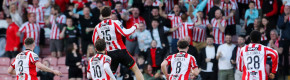 Derry City begin life at Celtic Park with battling win over Shamrock Rovers
