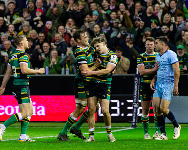 Northampton edge Castres in 13-try Champions Cup battle