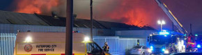 Around 40 businesses severely damaged after fire at Waterford city industrial estate