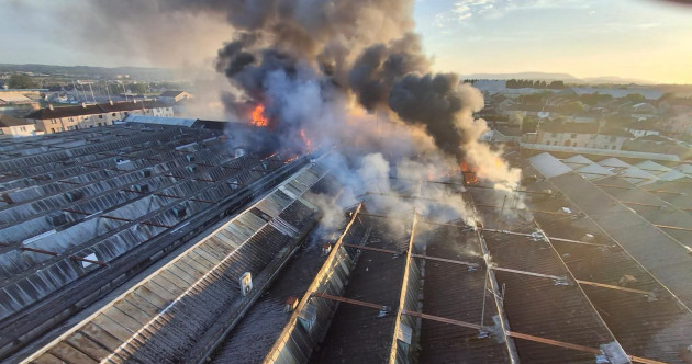 Public asked to avoid area after major fire at Waterford city industrial estate