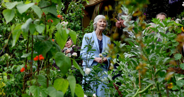 A 'strong woman' and staying 'Silent No More': A morning at the Flower Show with Catherine Connolly