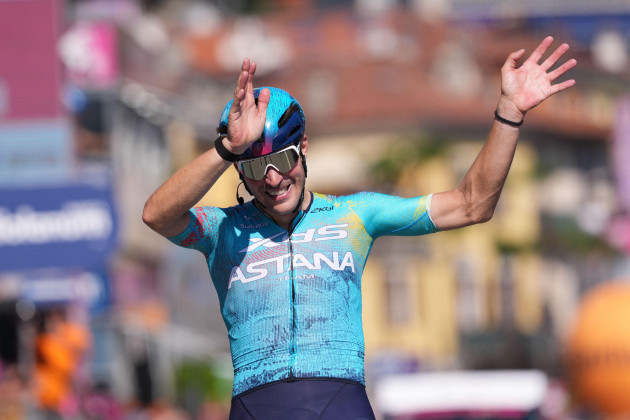 Italy's Bettiol claims Giro 13th stage as Eulalio holds lead