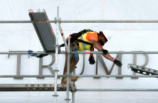 Workers begin removing Trump’s name from the Kennedy Centre