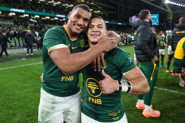 Willemse and Kolbe hit milestone mark as South Africa name team to play England