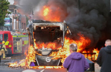 Man arrested in connection with bus fire during Belfast riots earlier this month
