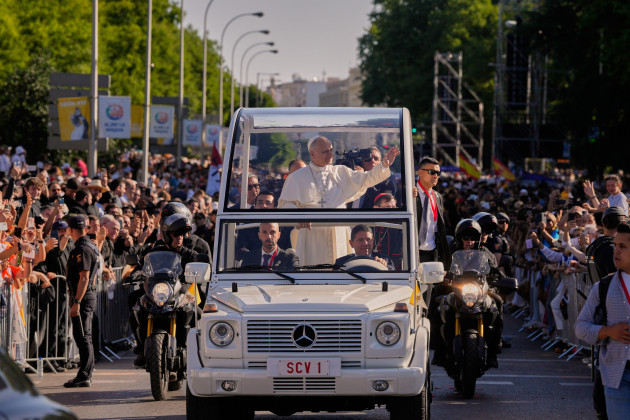 Over one million people gather in Madrid for Pope’s Mass