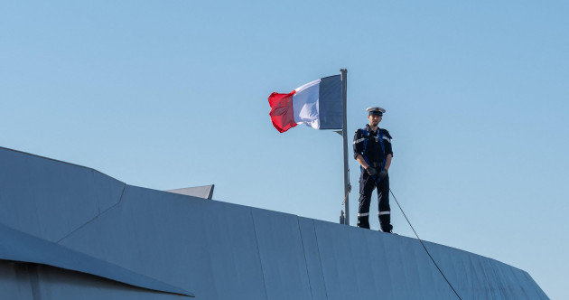 French air defence warship takes up position to protect Dublin during EU Presidency events