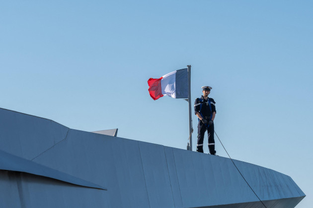 French air defence warship takes up position to protect Dublin during EU Presidency events