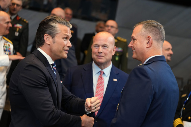 US Nato head spends his time 'calming everyone down' as Trump tensions with Europe spill over
