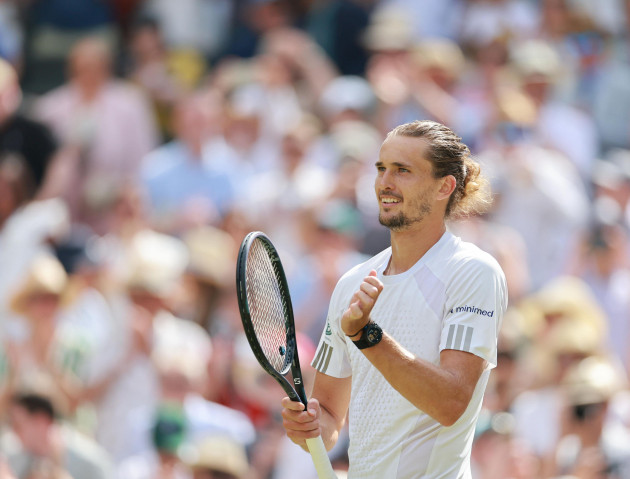 Zverev ends wildcard Fery's run to reach first Wimbledon final