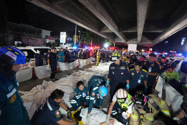 At least 27 dead and dozens injured after fire at bar in Bangkok