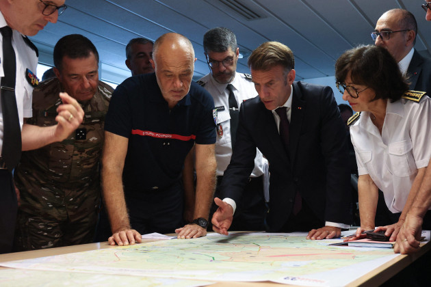Macron invokes World War II as France battles wildfires ahead of another searing heatwave